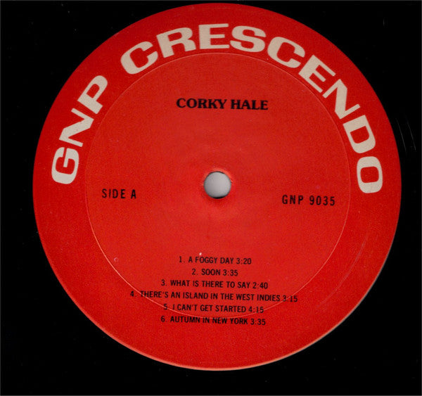 Corky Hale : Plays George Gershwin & Vernon Duke (LP, Mono)