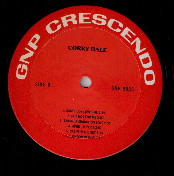 Corky Hale : Plays George Gershwin & Vernon Duke (LP, Mono)