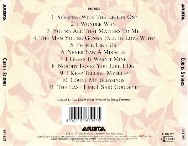 Curtis Stigers : Curtis Stigers (CD, Album, RE)