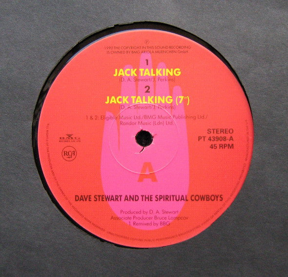 Dave Stewart And The Spiritual Cowboys : Jack Talking (12")