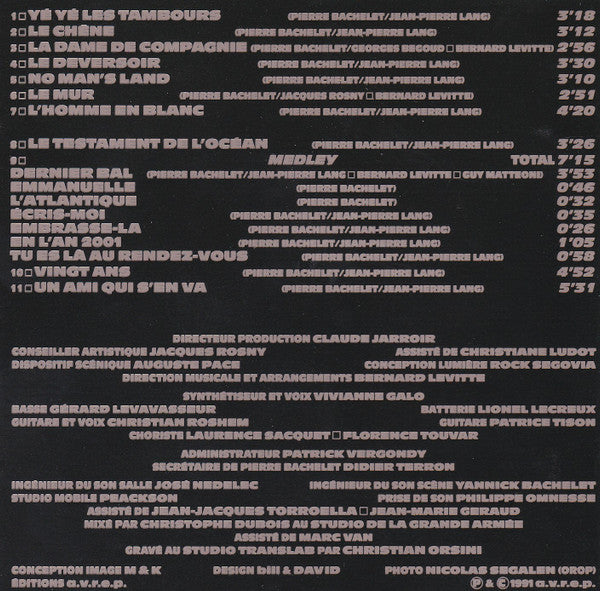 Pierre Bachelet : La Scène (CD, Album)