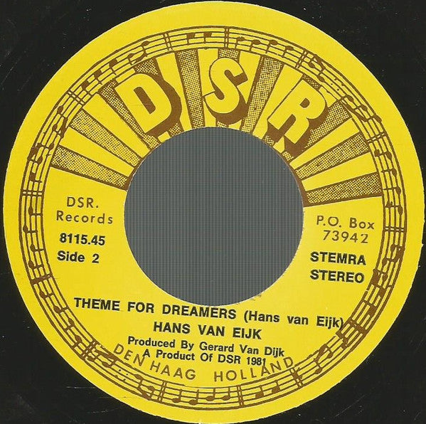 Hans van Eijk : Everyday  (7", Single)