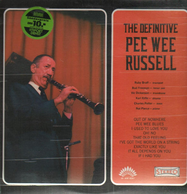 Pee Wee Russell : The Definitive Pee Wee Russell (LP, Comp, RE)