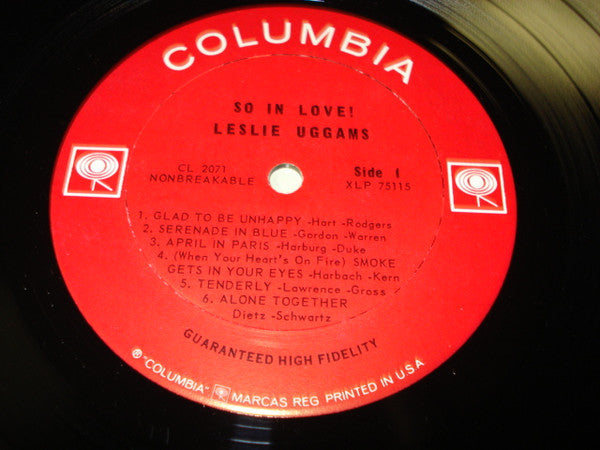 Leslie Uggams : So In Love! (LP, Album, Mono)