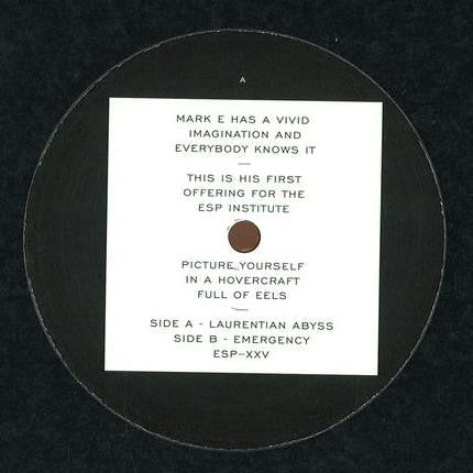 Mark E : Emergency (12")