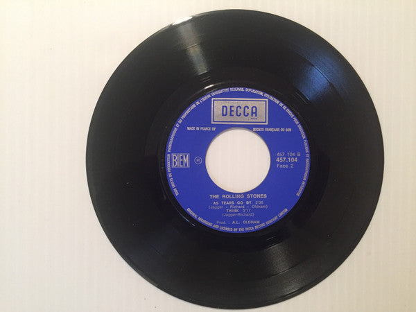 The Rolling Stones : As Tears Go By (7", EP, RE)