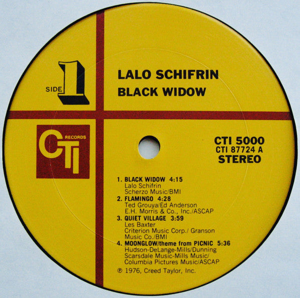 Lalo Schifrin : Black Widow (LP, Album, San)