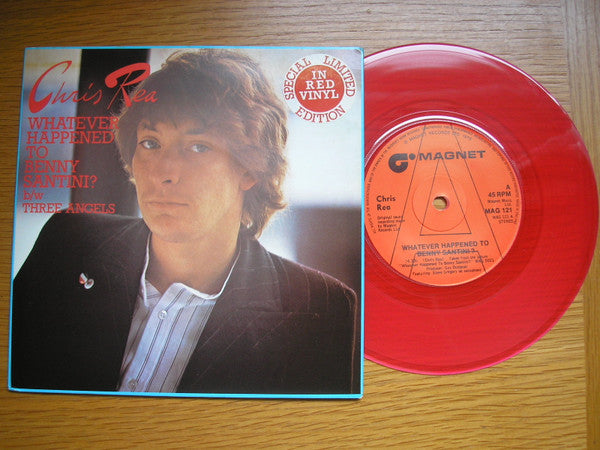 Chris Rea : Whatever Happened To Benny Santini? (7", Single, Ltd, Promo, Red)