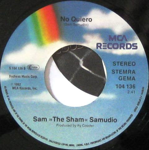 Sam Samudio : Palomita (7", Single)