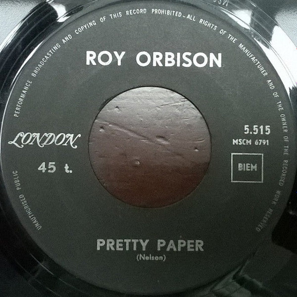 Roy Orbison : Pretty Paper /  Summersong (7", Single)