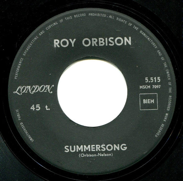 Roy Orbison : Pretty Paper /  Summersong (7", Single)