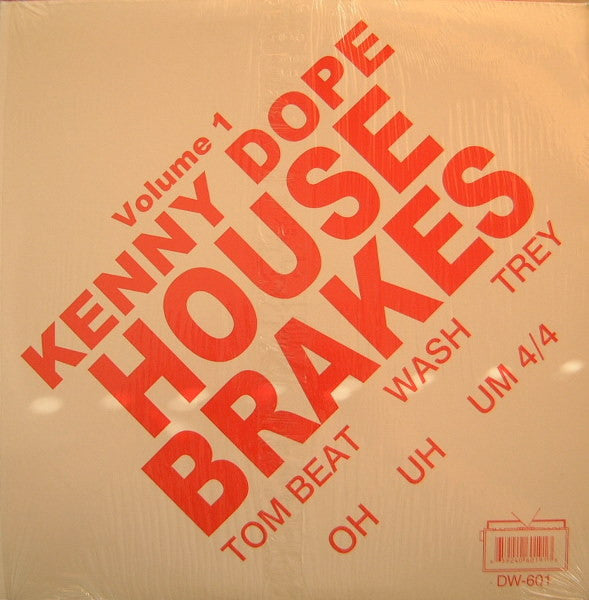 Kenny "Dope" Gonzalez : House Brakes Vol. 1 (12")