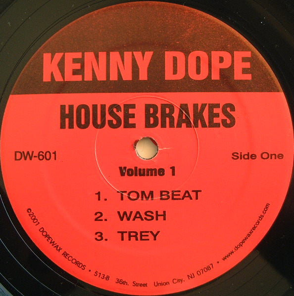 Kenny "Dope" Gonzalez : House Brakes Vol. 1 (12")