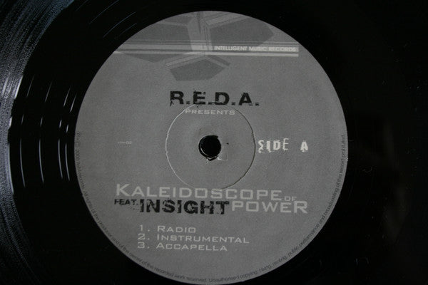 R.E.D.A. : Kaleidoscope Of Power / Play Tha Grind (12", Maxi, Ltd)