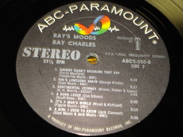 Ray Charles And His Orchestra : Ray's Moods (LP, Album)