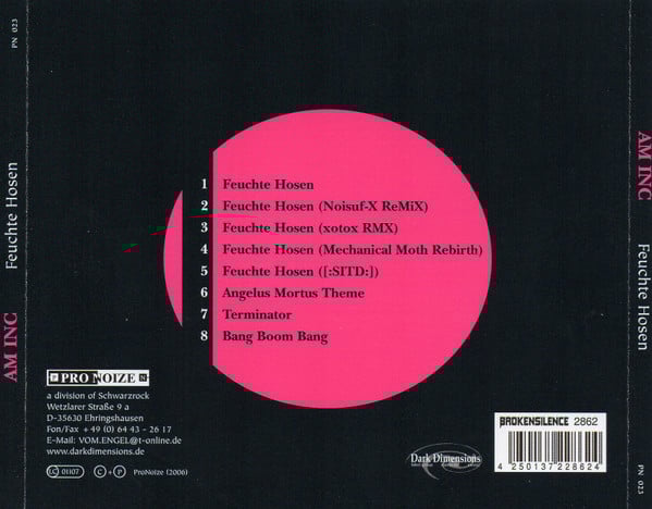AM Inc. : Feuchte Hosen (CD, EP)