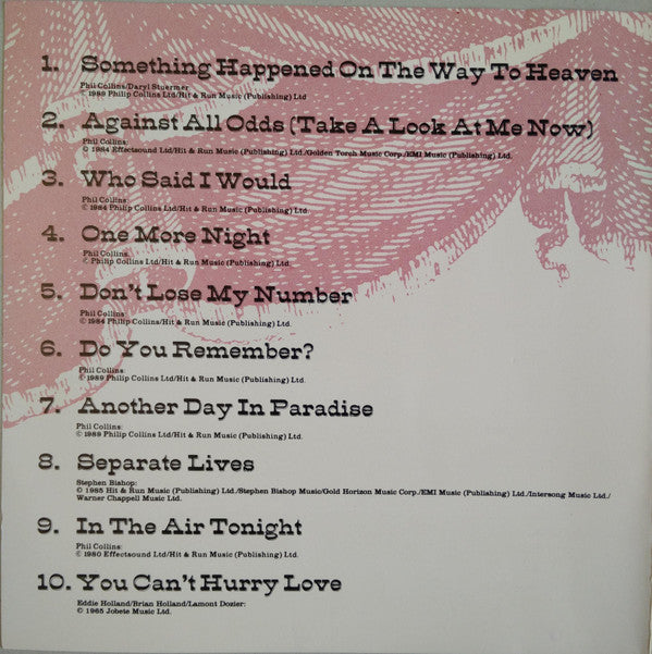 Phil Collins : Serious Hits...Live! (CD, Album, Jew)