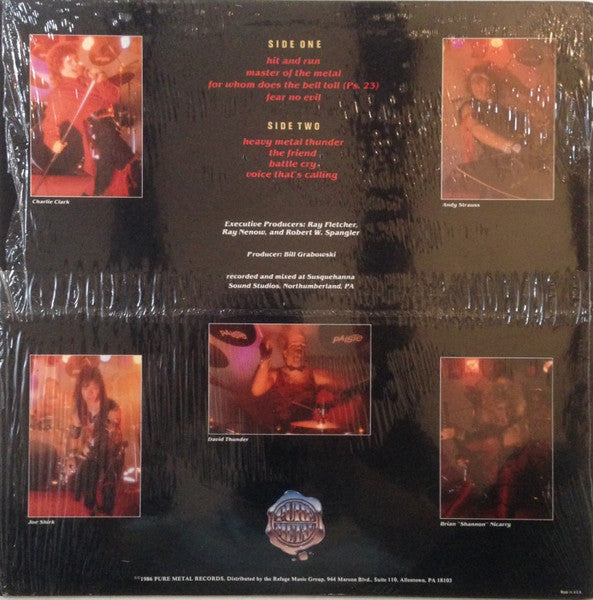 Messiah Prophet : Master Of The Metal (LP, Album)