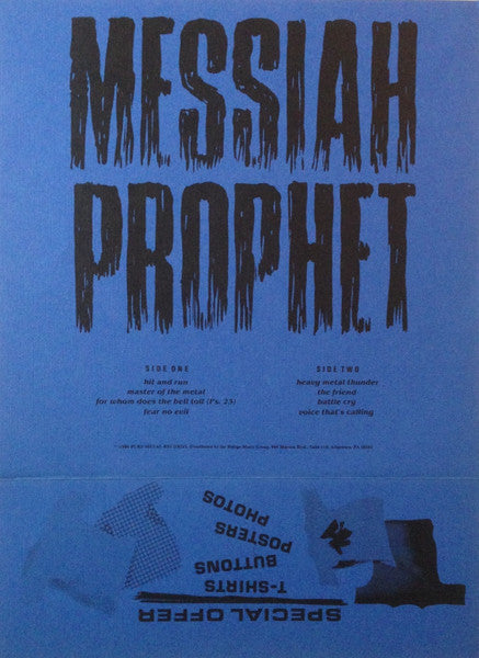 Messiah Prophet : Master Of The Metal (LP, Album)