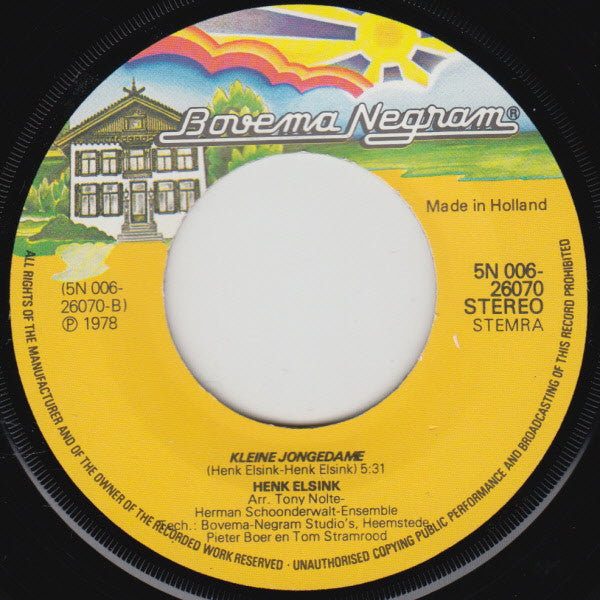 Henk Elsink : Tandarts Conférence (7", Single)