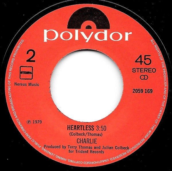 Charlie (5) : Killer Cut (7", Single)