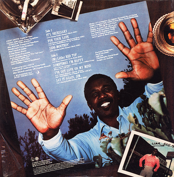 Jimmy Smith : It's Necessary (Recorded Live At Jimmy Smith's Supper Club) (LP, Album)