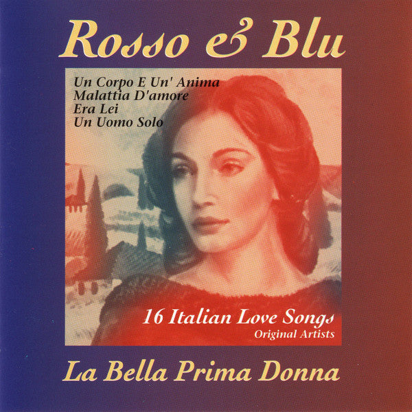 Various : Rosso & Blu - La Bella Prima Donna (CD, Comp, Promo)