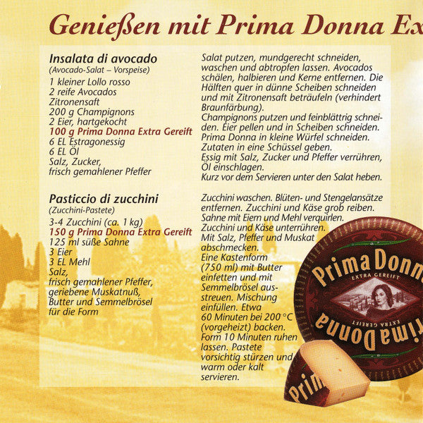 Various : Rosso & Blu - La Bella Prima Donna (CD, Comp, Promo)