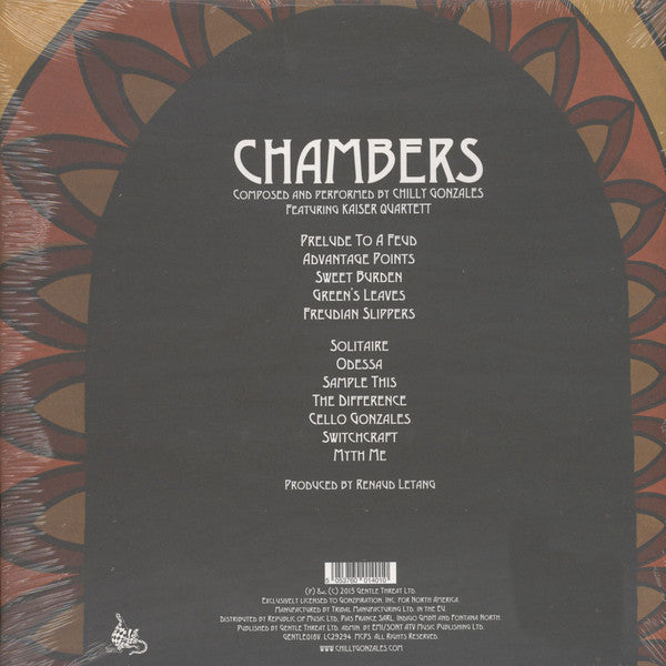 Gonzales Feat. Kaiser Quartett : Chambers (LP + CD + Album)