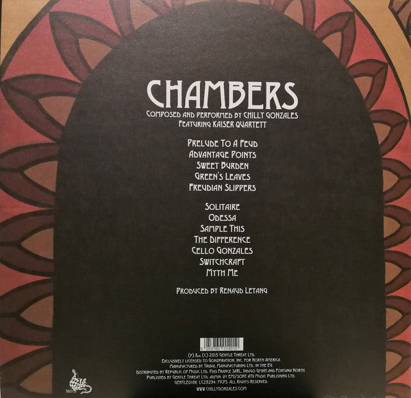 Gonzales Feat. Kaiser Quartett : Chambers (LP + CD + Album)