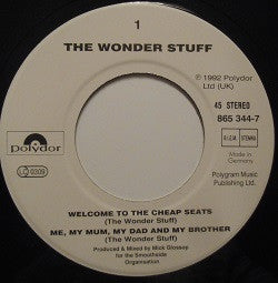The Wonder Stuff : Welcome To The Cheap Seats The Original Soundtrack E.P. (7", EP)