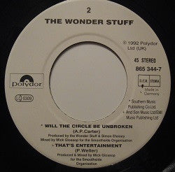 The Wonder Stuff : Welcome To The Cheap Seats The Original Soundtrack E.P. (7", EP)