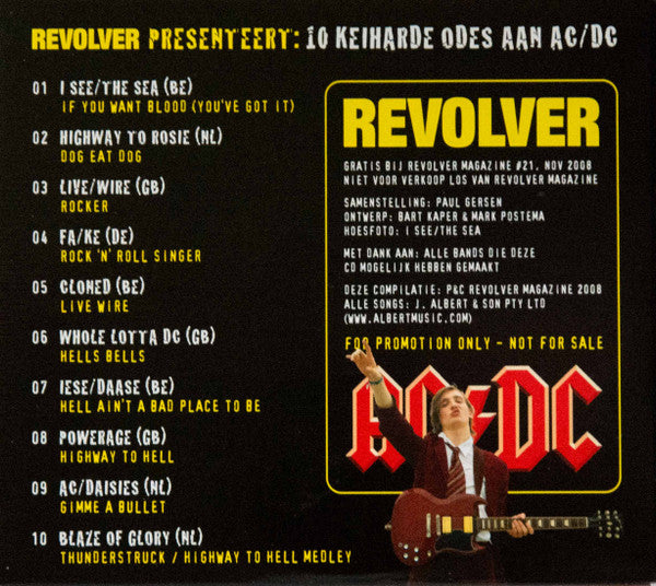 Various : 10 Keiharde Odes Aan AC/DC (CD, Promo, Smplr)