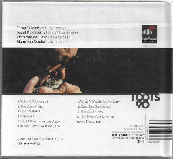 Toots Thielemans : 90 Yrs. (CD, Album + DVD-V, NTSC, Liv)