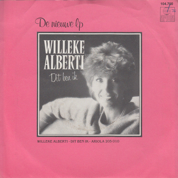 Willeke Alberti : Maar Vanavond (7", Single)