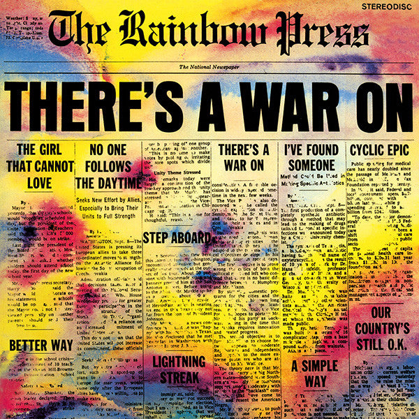 The Rainbow Press : There's A War On (LP, Album, RE, RM)