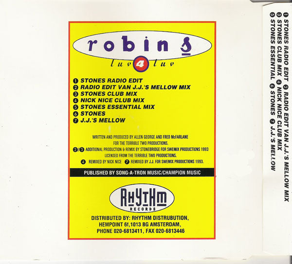 Robin S. : Luv 4 Luv (CD, Maxi)