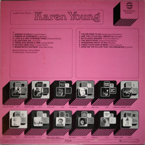 Karen Young (2) : With Love From Karen Young (LP, Album)