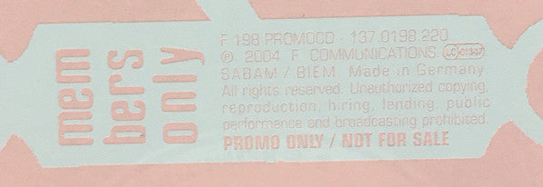 Avril : Members Only (CD, Album, Promo, Car)