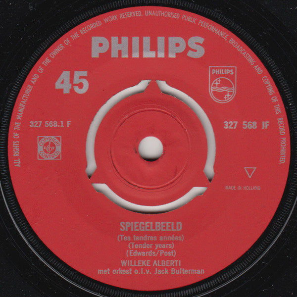 Willeke Alberti : Spiegelbeeld (7")