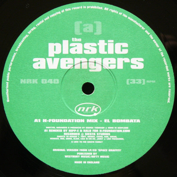The Plastic Avengers : Remixed Grafitti Part 2 (12")
