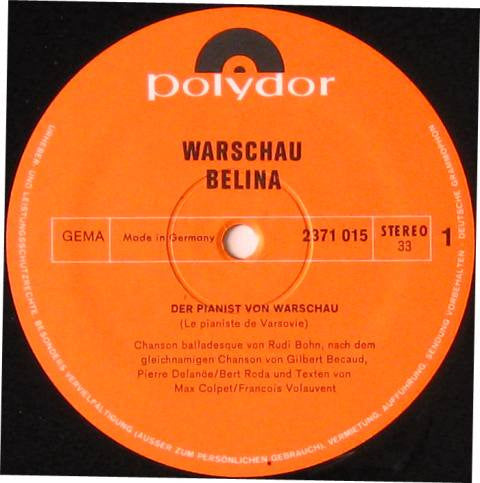 Belina : Warschau (LP, Album)