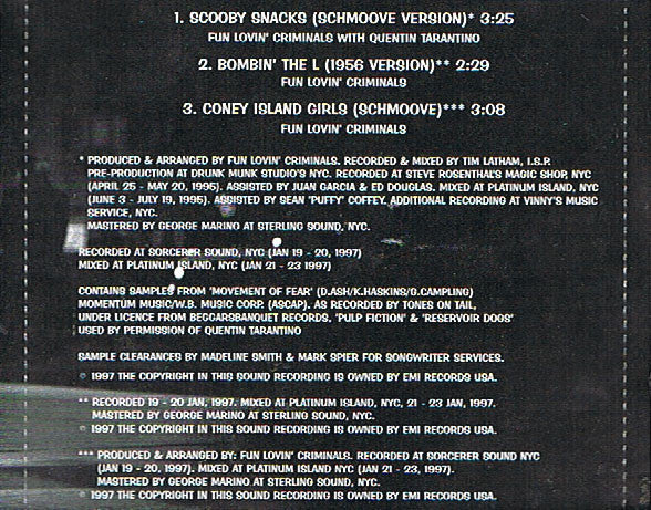 Fun Lovin' Criminals : 100% Colombian (CD, Album + CD, Maxi)