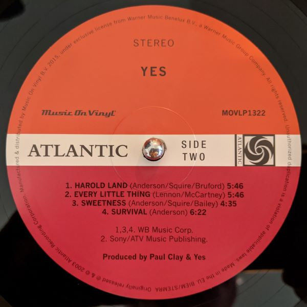 Yes : Yes (2xLP, Album, RE, RM, 180)