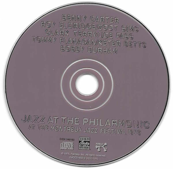 Various : JATP (Jazz At The Philharmonic At The Montreux Jazz Festival 1975) (CD, Album, RE, RM)