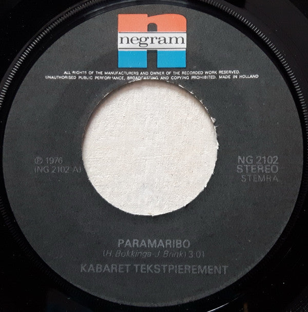Tekstpierement : Paramaribo (7", Single)