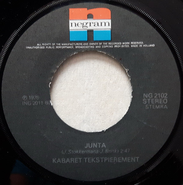 Tekstpierement : Paramaribo (7", Single)