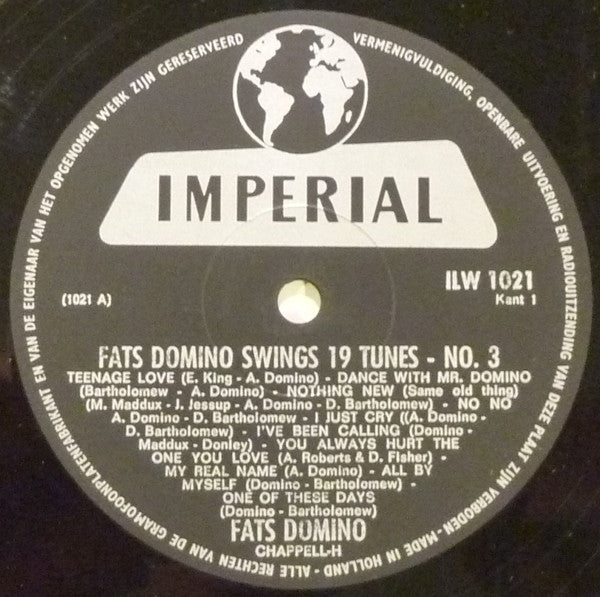 Fats Domino : Swings 3 - 19 Tunes (LP, Comp)