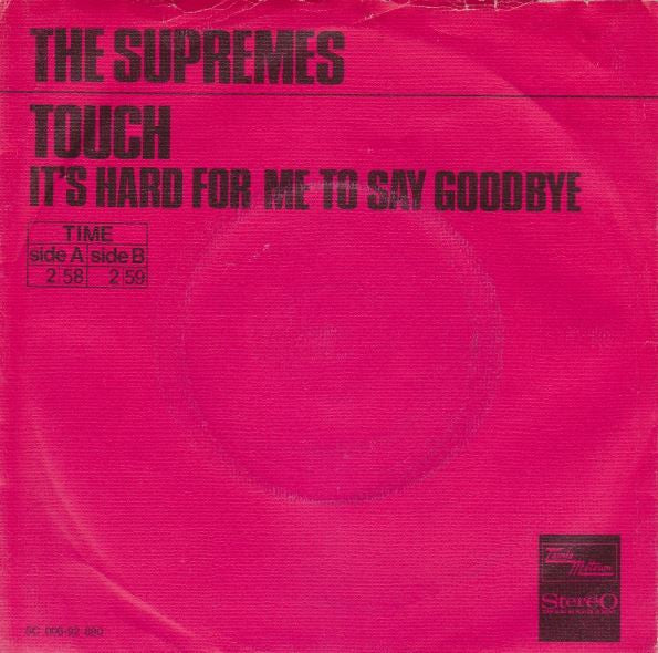 The Supremes : Touch (7", Single)