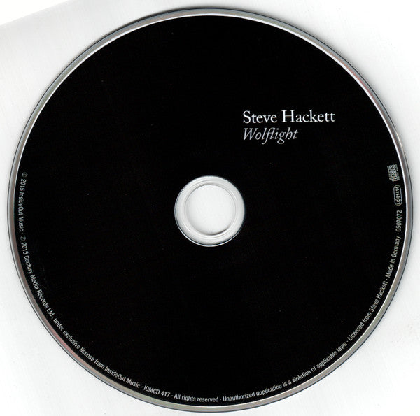 Steve Hackett : Wolflight (CD, Album)